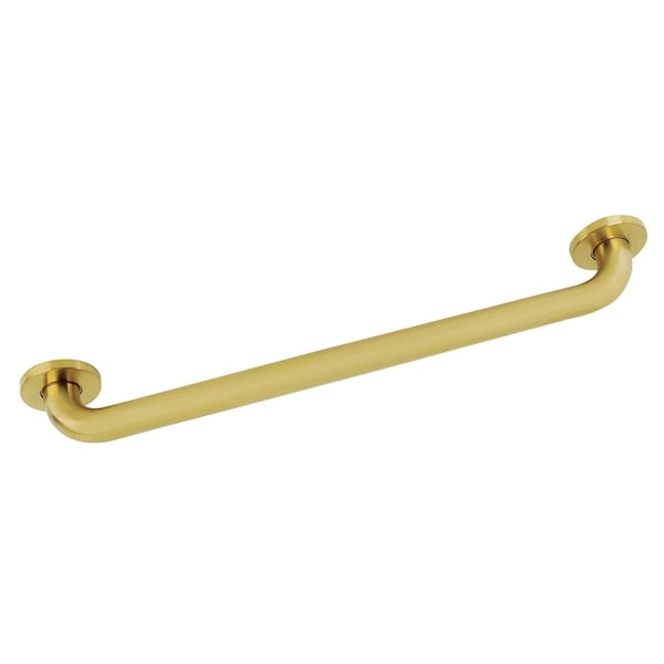Contemporary GDR814187 Silver Sage 18" X 1-1/4" OD ADA Grab Bar, Brushed Brass, 20.81 L, Brass